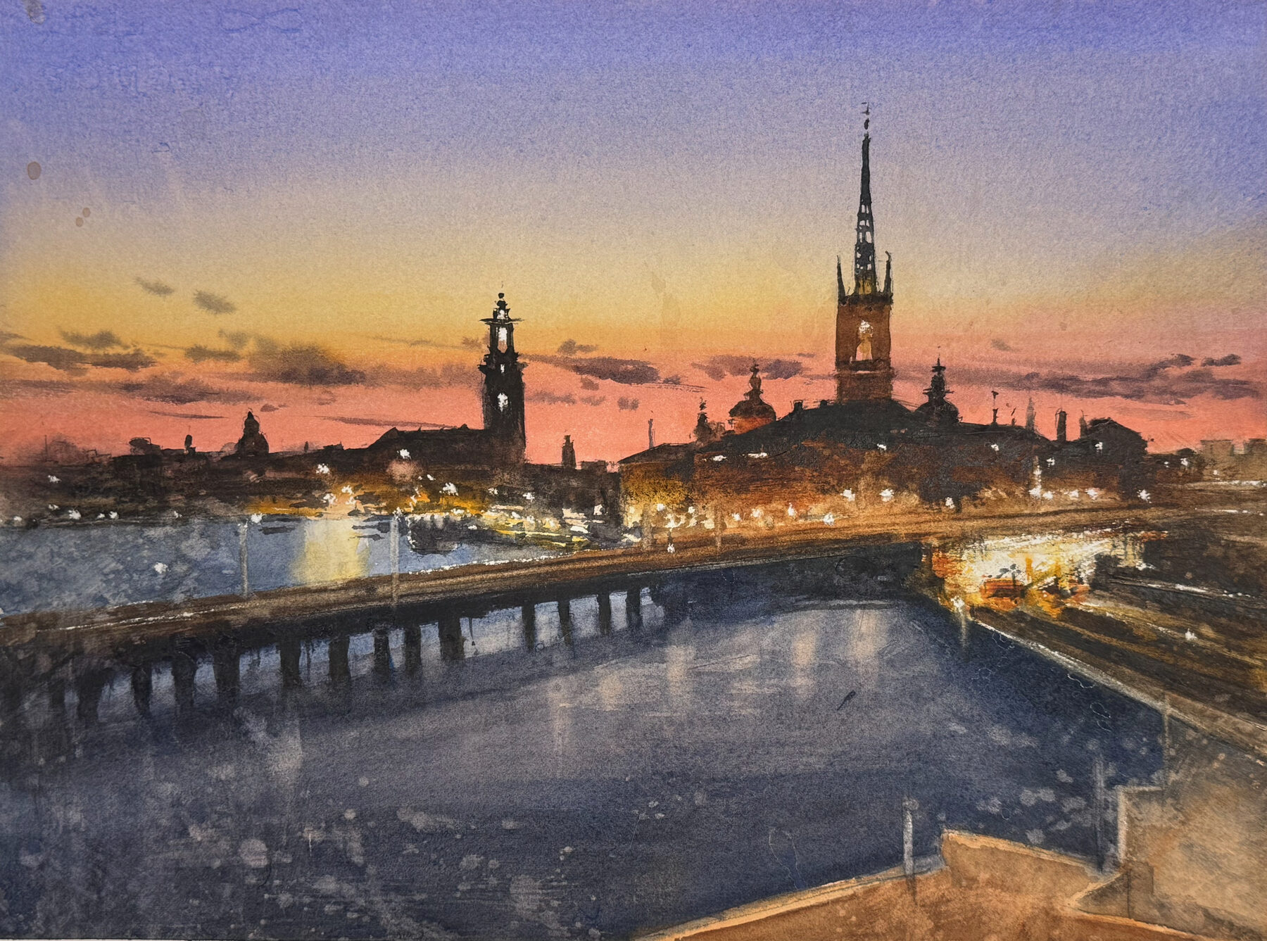 Sommarnatt i Stockholm